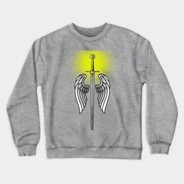 St. Michael Symbol Crewneck Sweatshirt by TheCatholicMan